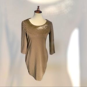 Calvin Klein flashy knit dress